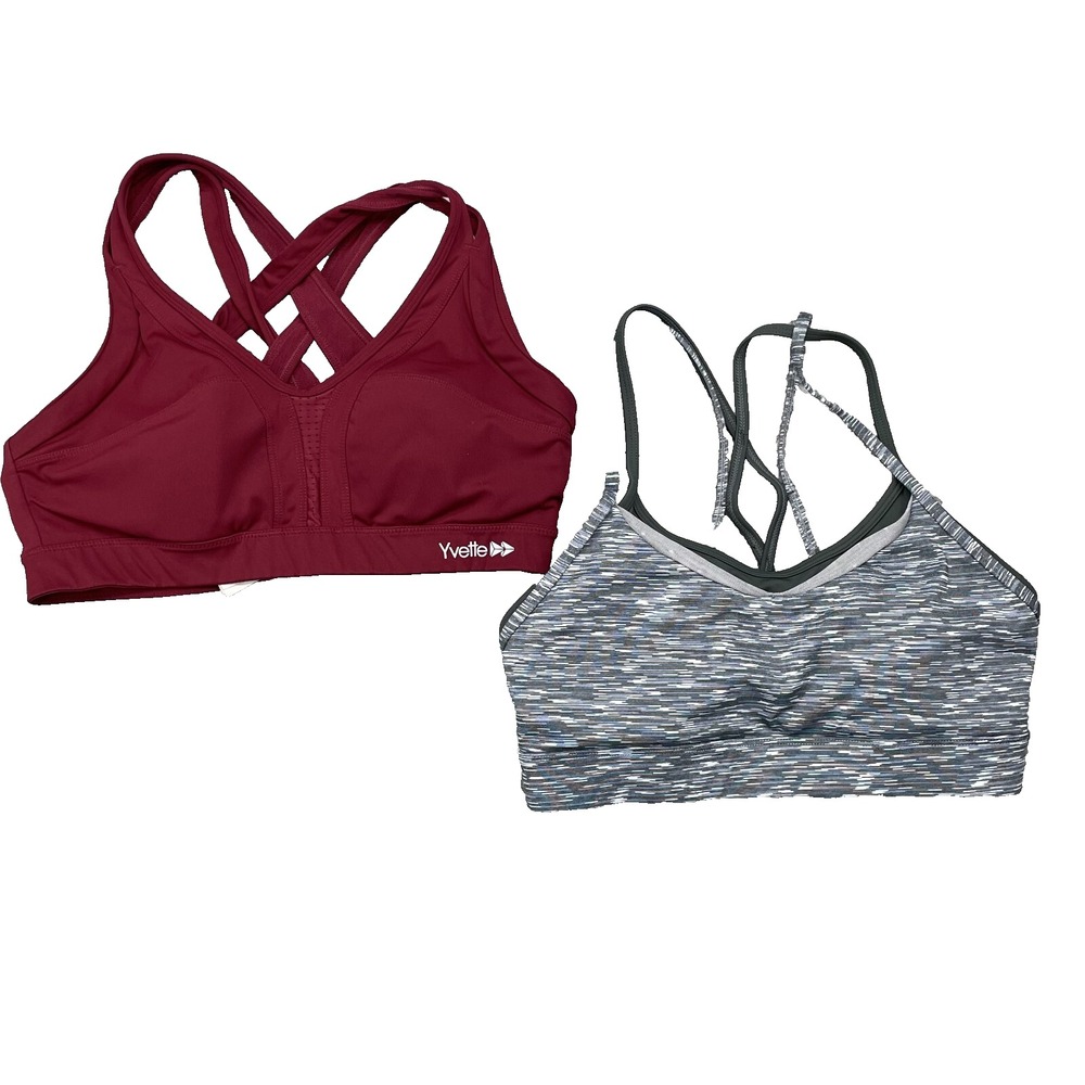 Sports Bra Lot of 2 Women's‎ XL ZYIA Yvette Running Athleisure Training Gorpcore